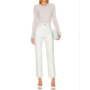 AGOLDE Recycled Leather 90's Pinch Waist in Wisp | 25